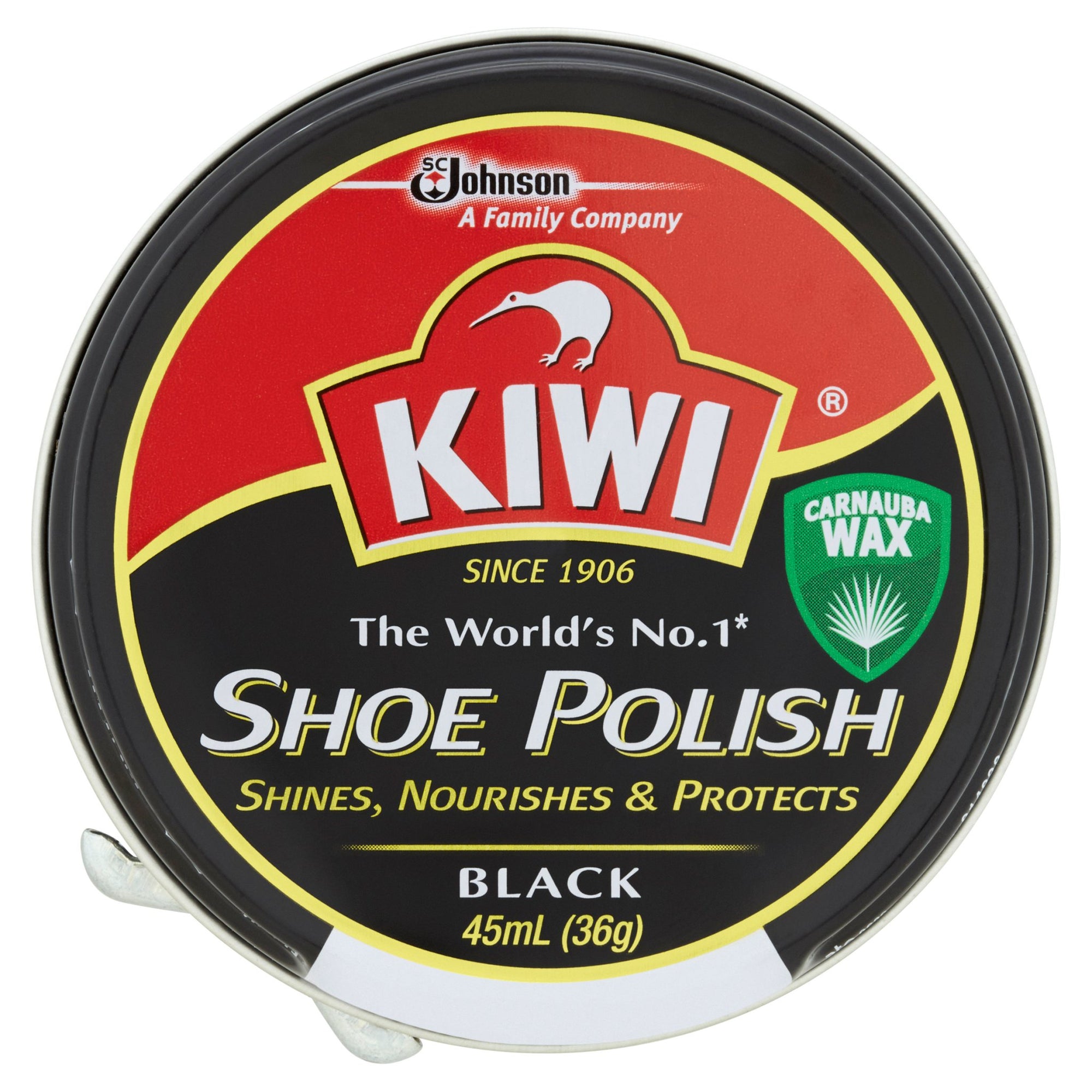 Kiwi Shoe Polish Black 45mL