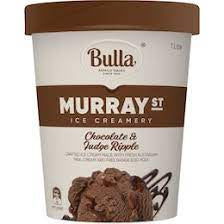 Bulla Murray St Chocolate Fudge Ripple Ice Cream 1L