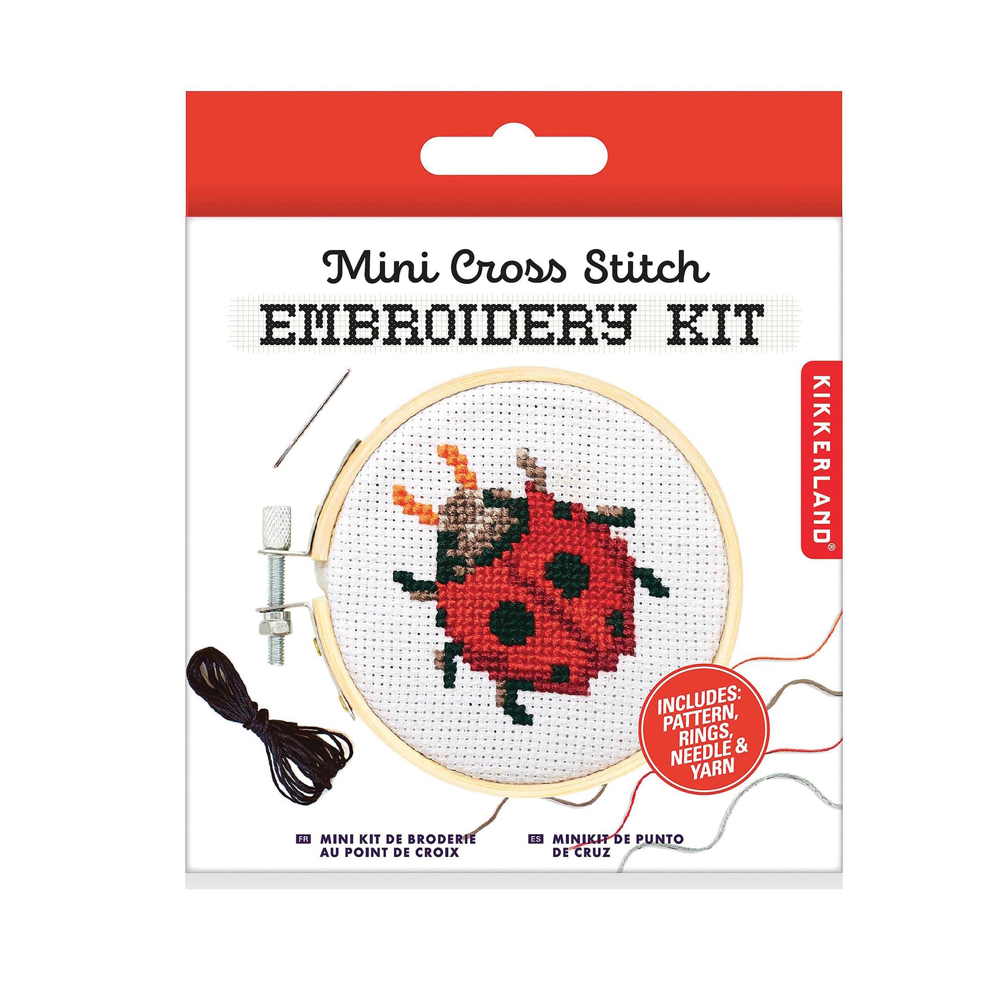 Mini Ladybug Cross Stitch Kit