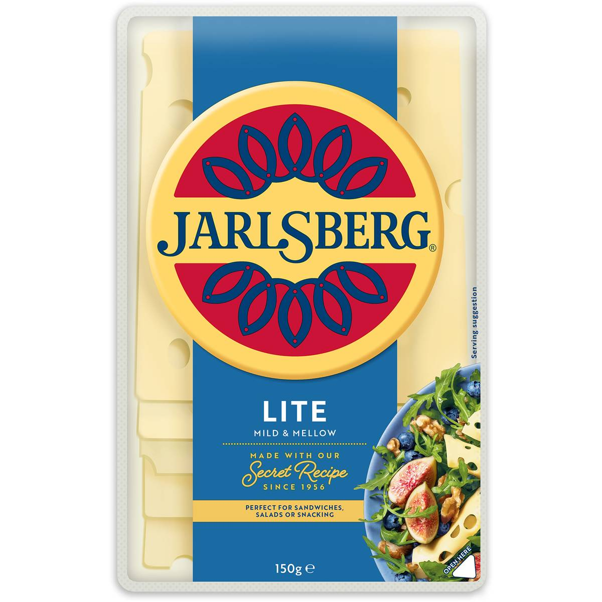 Jarlsberg Cheese Slices Lite 150g