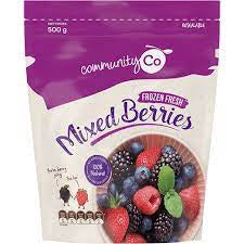 Community Co Mixed Berries Frozen 500g