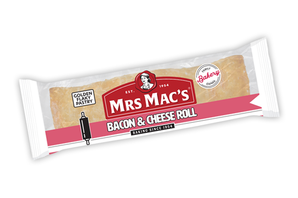 Mrs Macs Bacon & Cheese Roll 140g