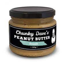 Chunky Dave's Smooth Peanut Butter 300g