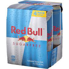Red Bull Energy Drink Sugar Free 4x250ml
