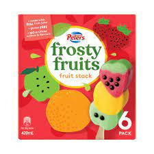 Peters Frosty Fruits Sorbet Fruit Stack 6pk