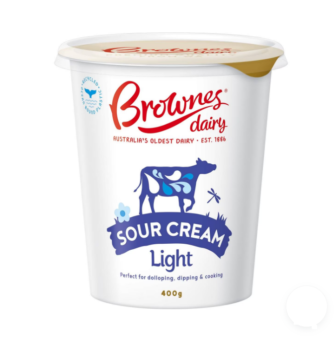 Brownes Sour Cream Light 400g