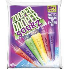 Zooper Dooper Sourz Mixed 24pk