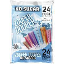 Zooper Dooper No Sugar Mixed 24pk