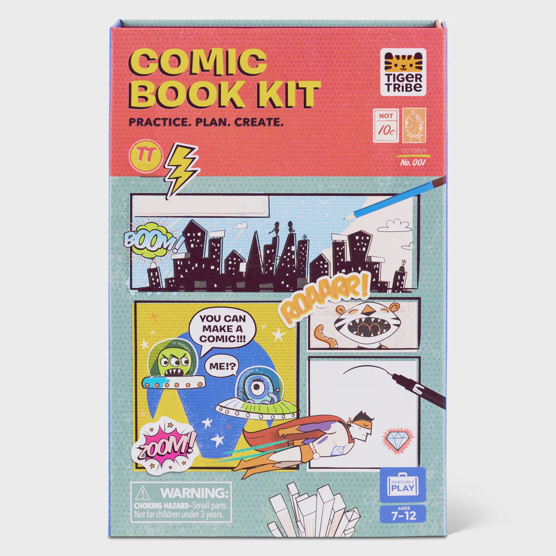 Tiger Tribe Comic Book Kit - Practice. Plan. Create