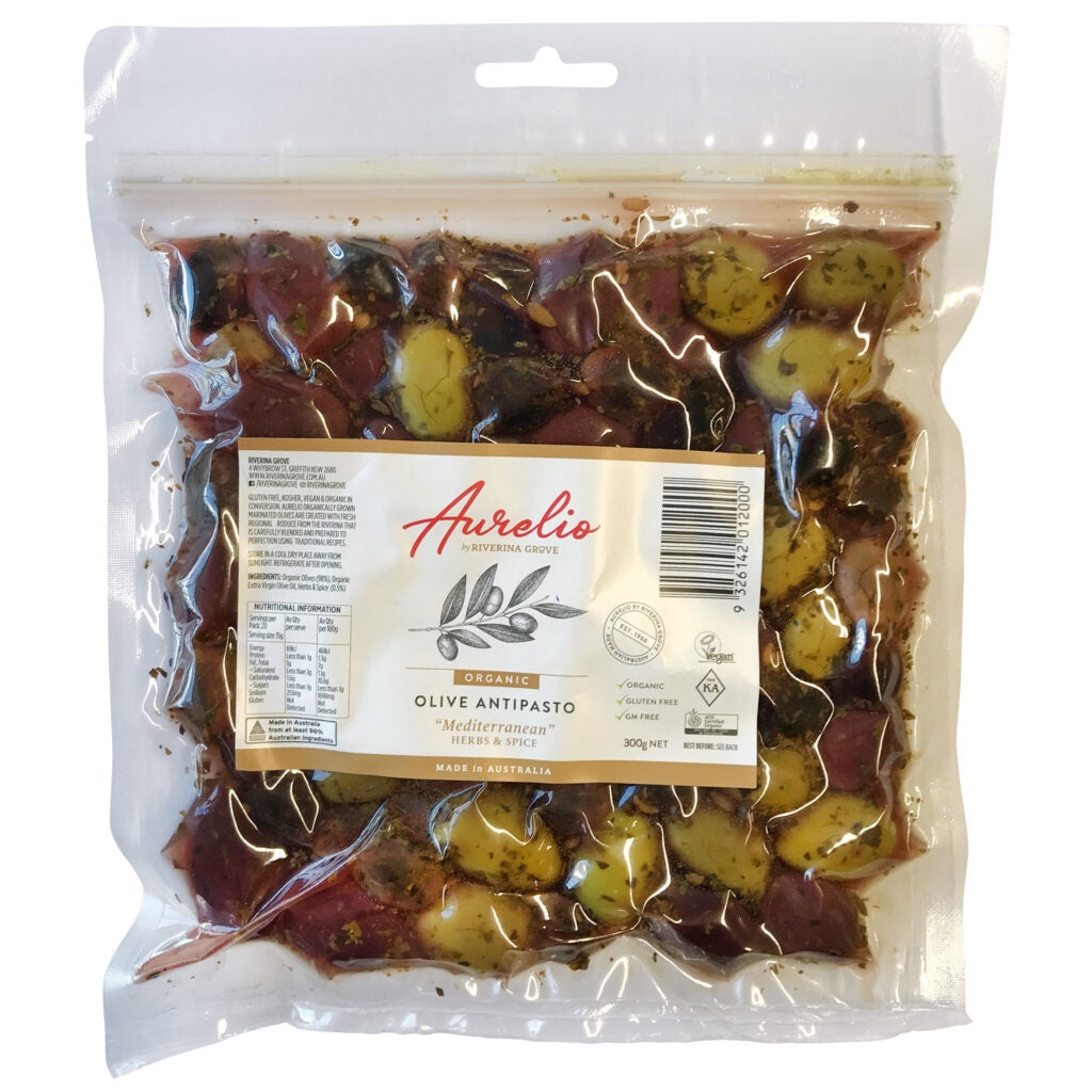 Aurelio Organic Olives Mediterranean