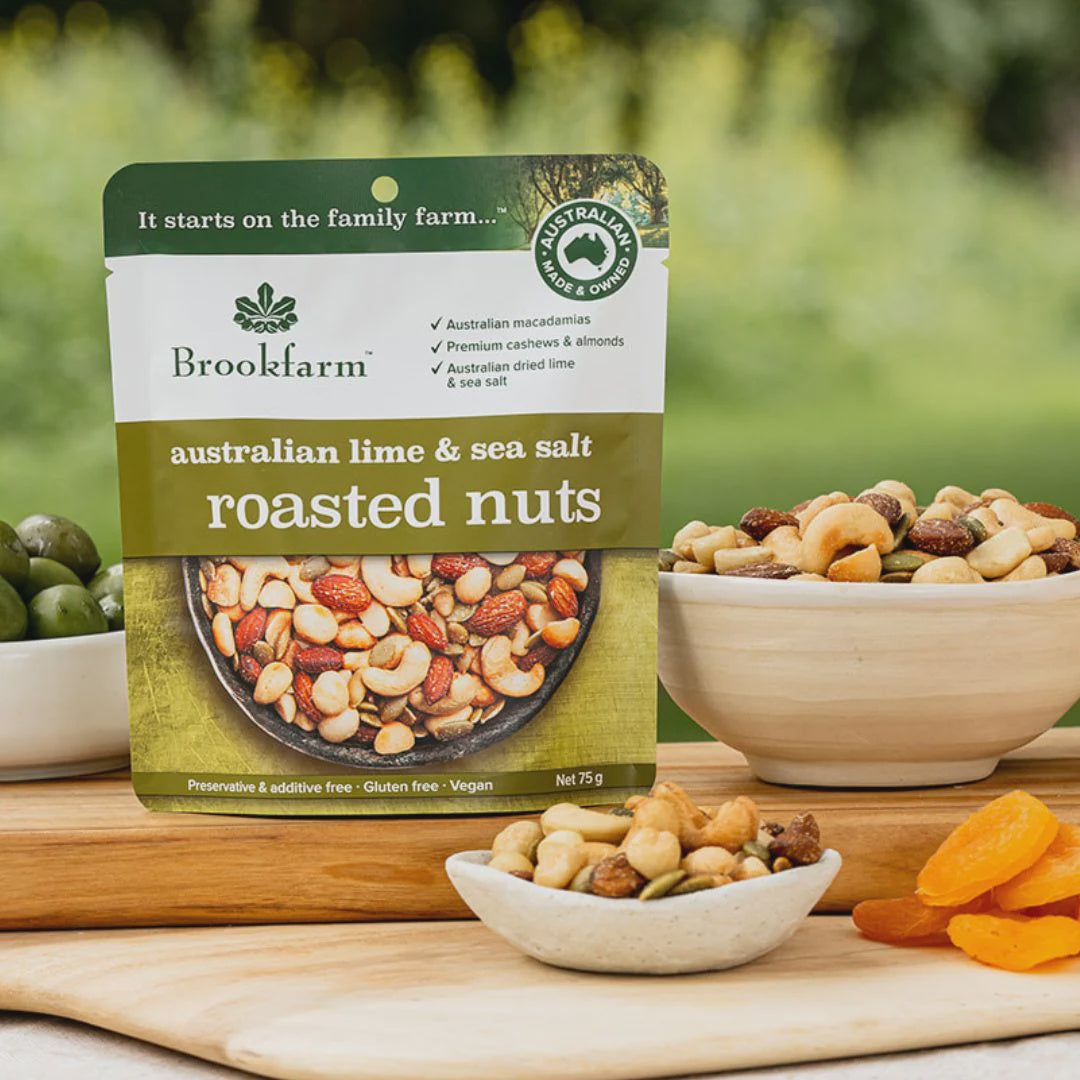 Brookfarm Roasted Nuts Australian Lime and Sea Salt