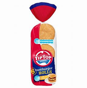 Tip Top Hamburger Rolls 6pk