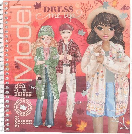 Top Model Dress Me Up Cosy Sticker Book