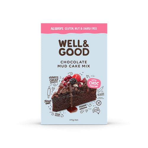 Well & Good Chocolate Mud Cake Mix GF