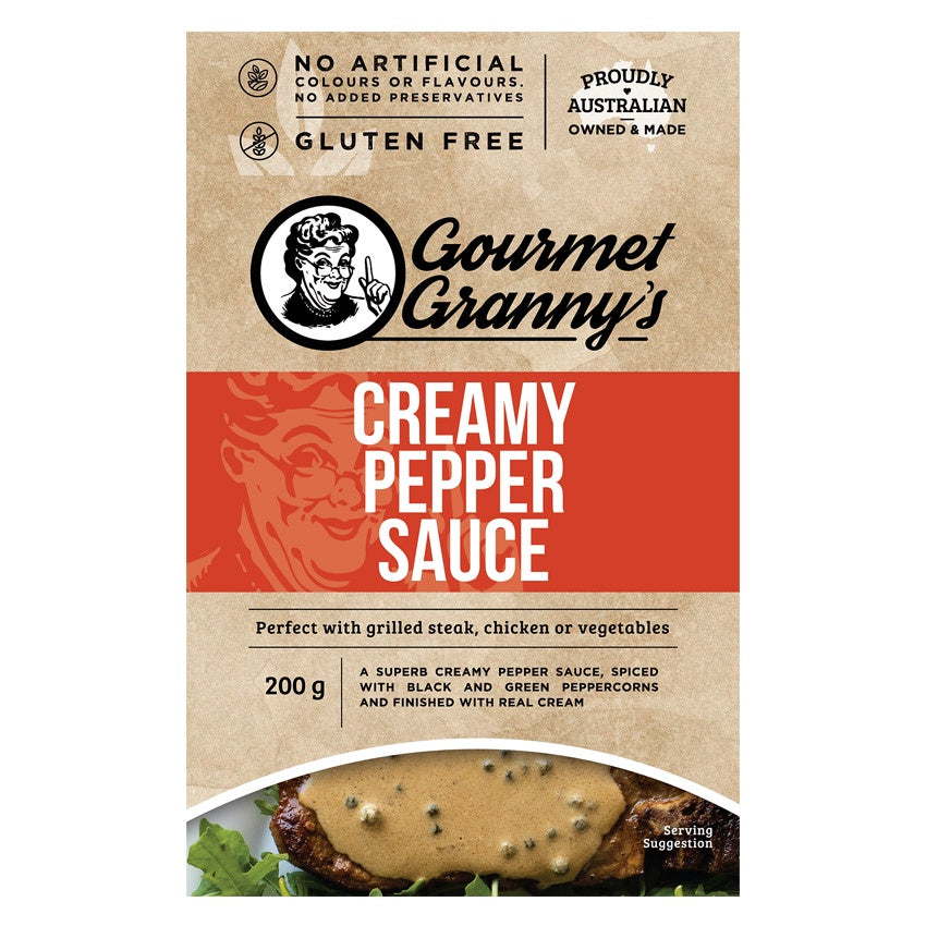 Gourmet Granny's Creamy Pepper Sauce  200g