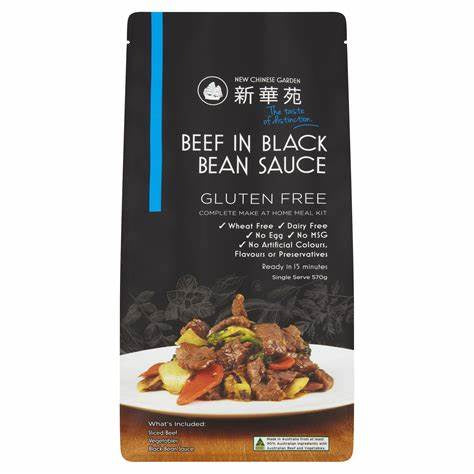 New Chinese Beef in Black Bean Sauce GF 570g