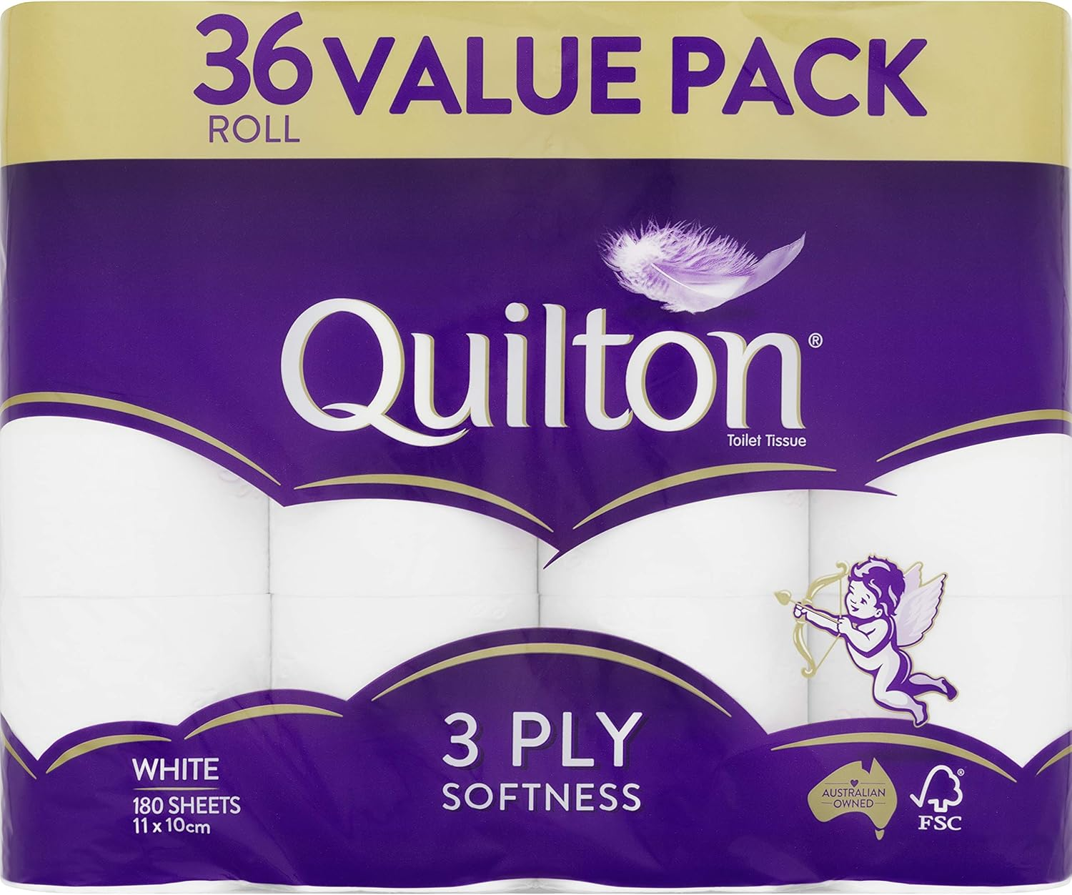 Quilton Toilet Rolls 3ply 36pk