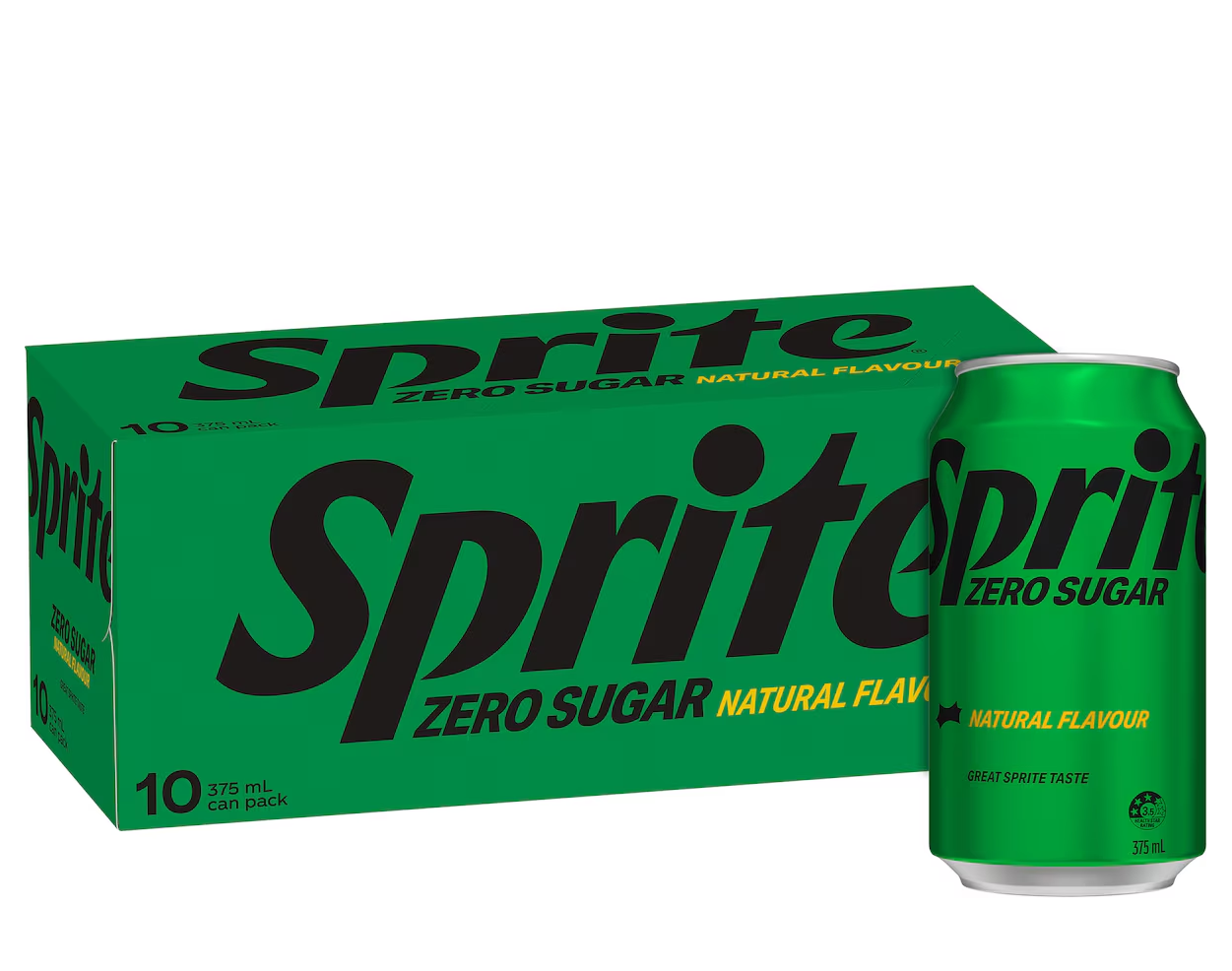 Sprite No Sugar Lemonade 375mL 10pk