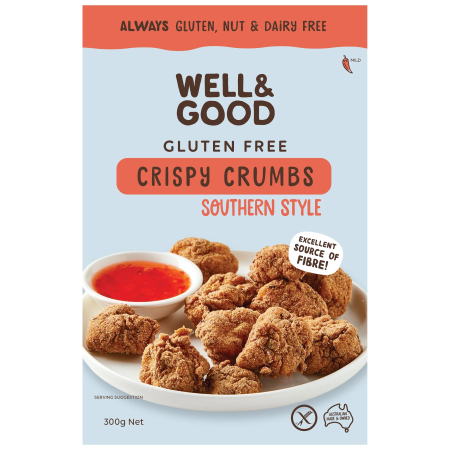 Well & Good GF Crispy Crumbs Southern Style 300g