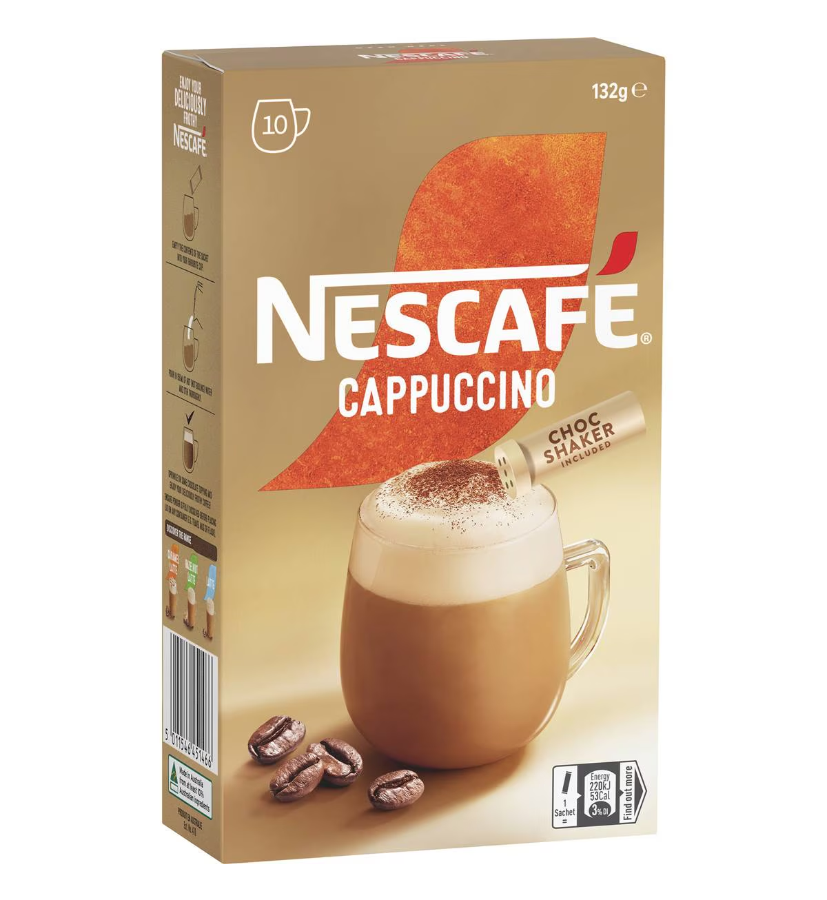 Nescafe Sachets Cappuccino 10pk