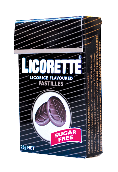 Licorette Pastilles Licorice 23g