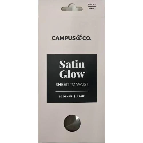 Campus&Co. Satin Glow Sheer to Waist 20D Natural