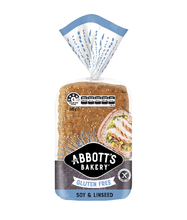 Abbott's Rustic Soy & Linseed Gluten Free 500g