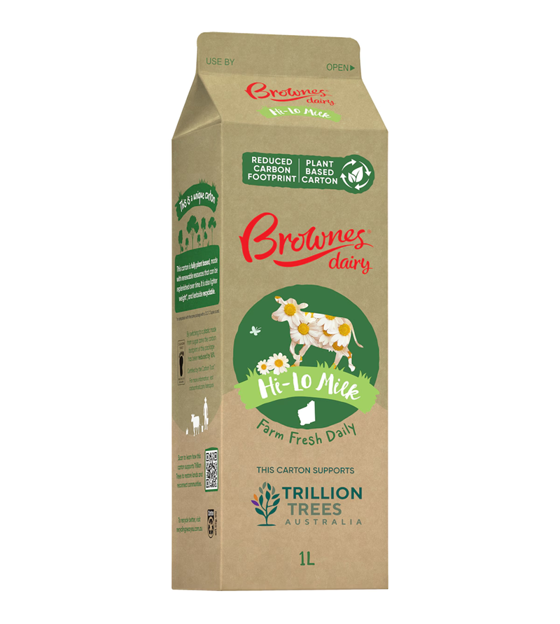 Brownes Hi Lo Milk 1L