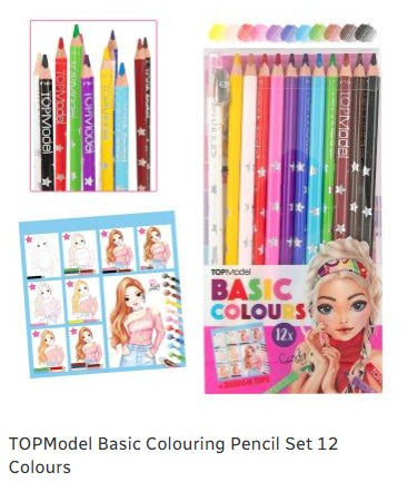 Top Model Colouring Pencils Basic Colours