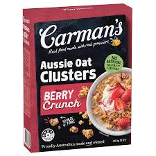 Carmans Oat Clusters Berry Crunch 450g