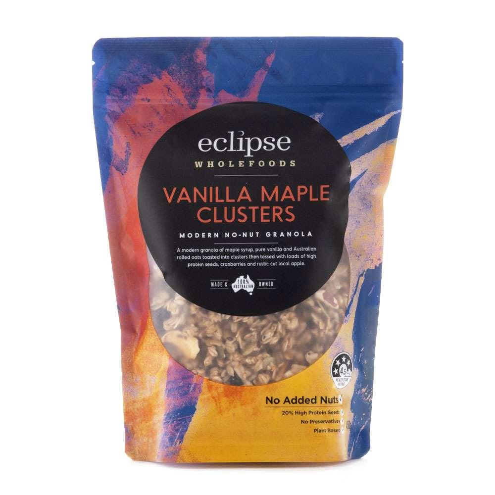 Eclipse Vanilla Maple Granola Clusters 450g