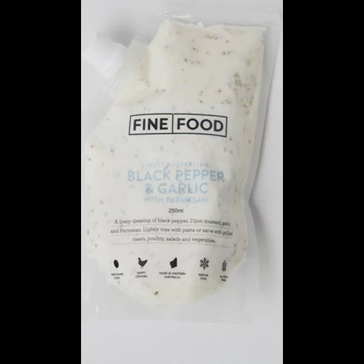 Fine Food WA Pepper Garlic & Parmesan Sauce 250g