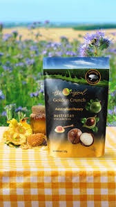 Golden Crunch Honey Macadamias 225g