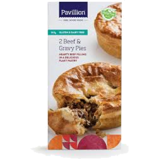 Pavillion GF Beef & Gravy Pie 2pk