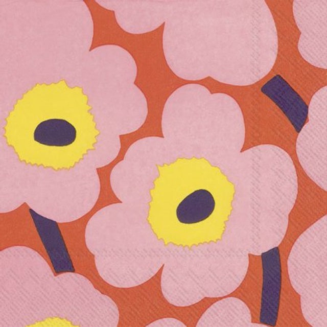 Marimekko Rose Orange Lunch Napkin