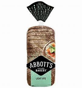 Abbott's Light Rye Bread 680g