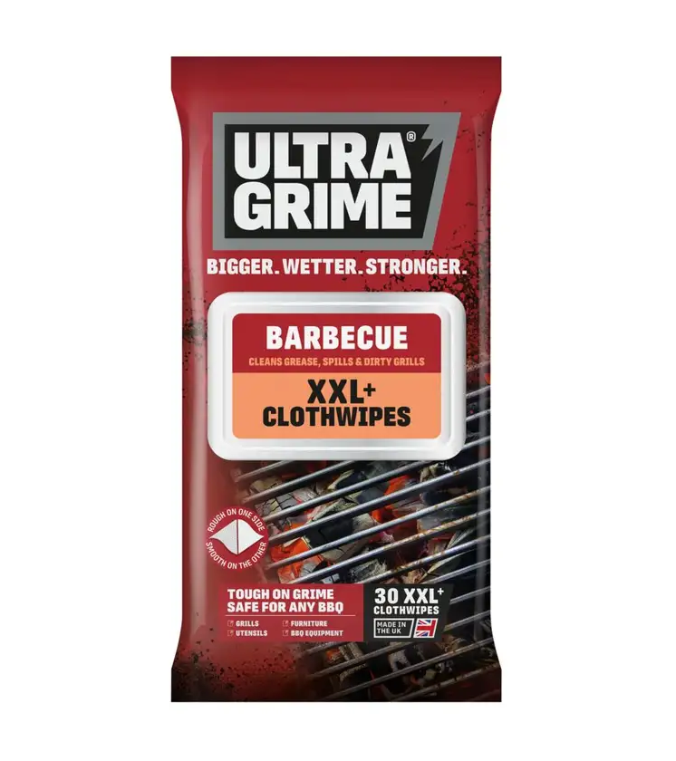 Ultragrime BBQ XXL Clothwipes 30pk