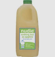 Nudie Nothing But Cloudy Apple Juice 2L