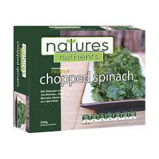 Natures Nutrients Frozen Spinach 250g