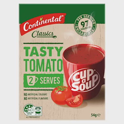Continental Cup a Soup Tasty Tomato 54g 2 Serve