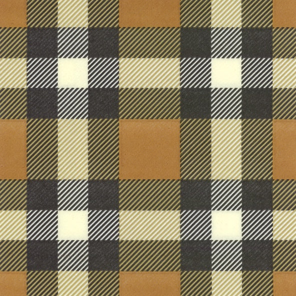 Classic Plaid Napkins Cocktail