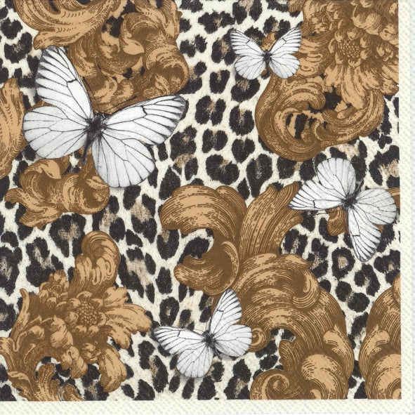 Baroque Leopard Napkins Cocktail