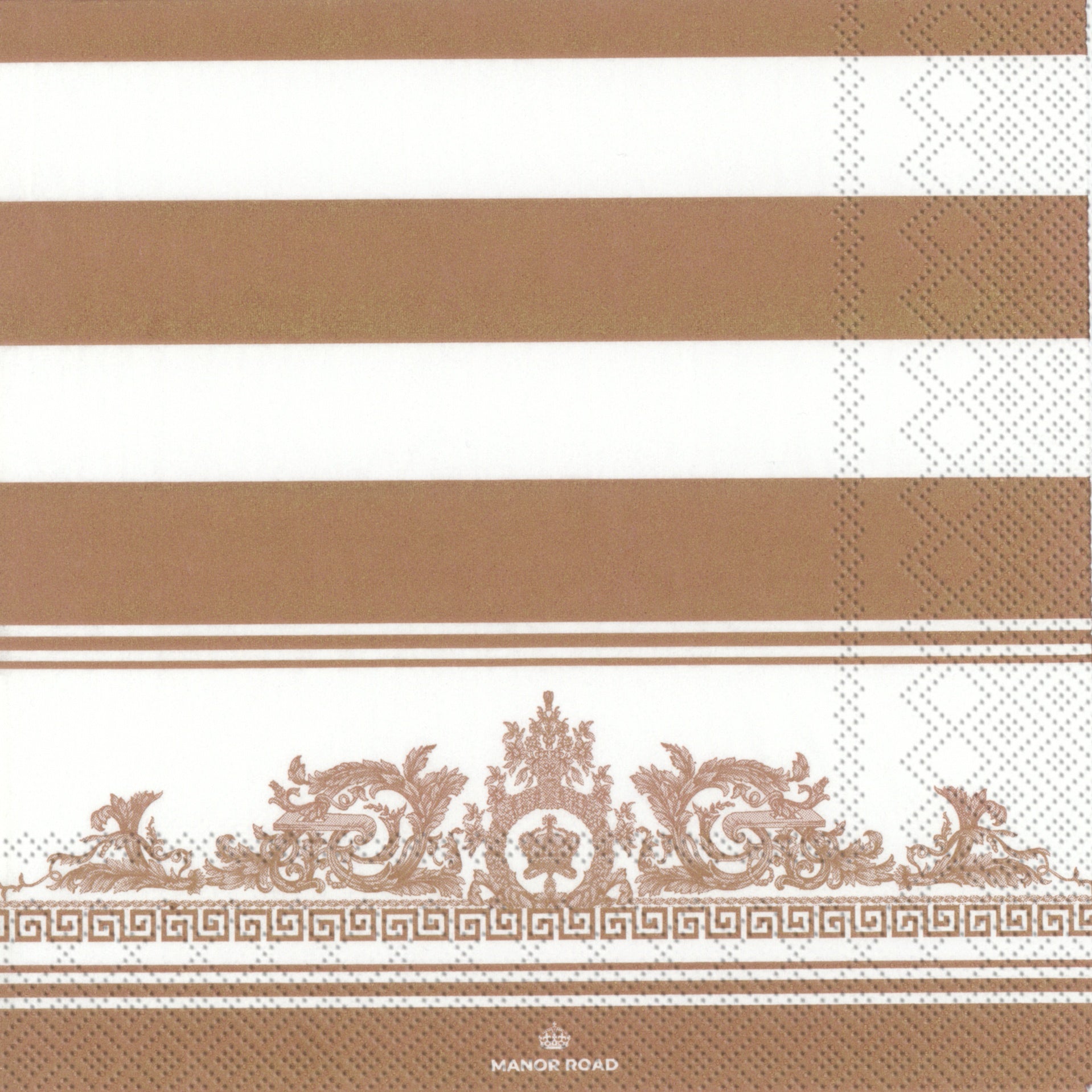 Rococo Rose Gold Napkins - Dinner