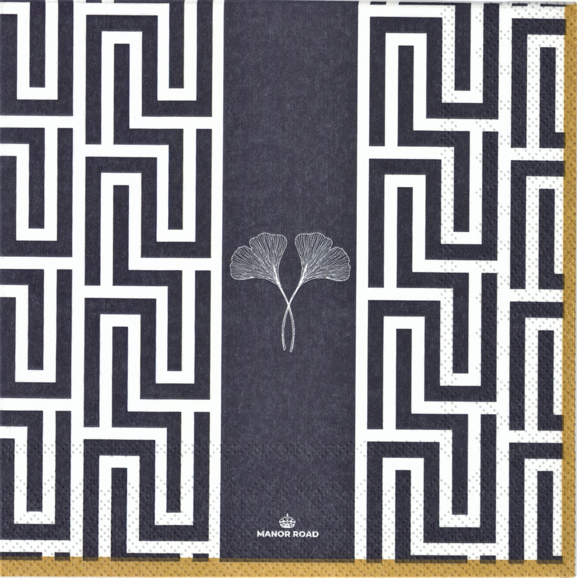 Gingko (Navy) Napkins Luncheon