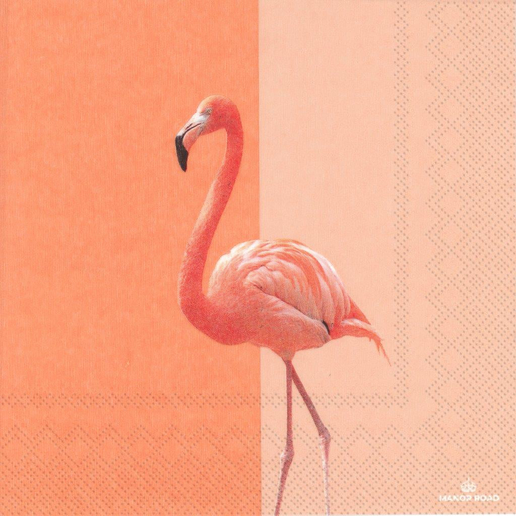 Flamingo Napkins Cocktail