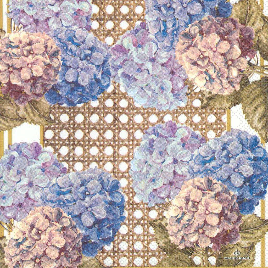 Hydrangea & Rattan Napkins Luncheon