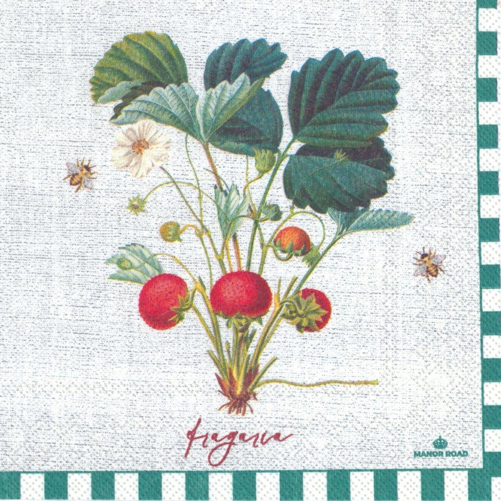 Strawberry Field Napkins Cocktail