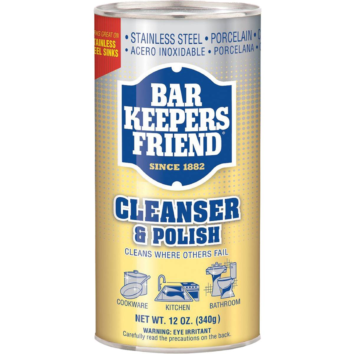 Bar Keepers Friend Cleanser & Polish 340g