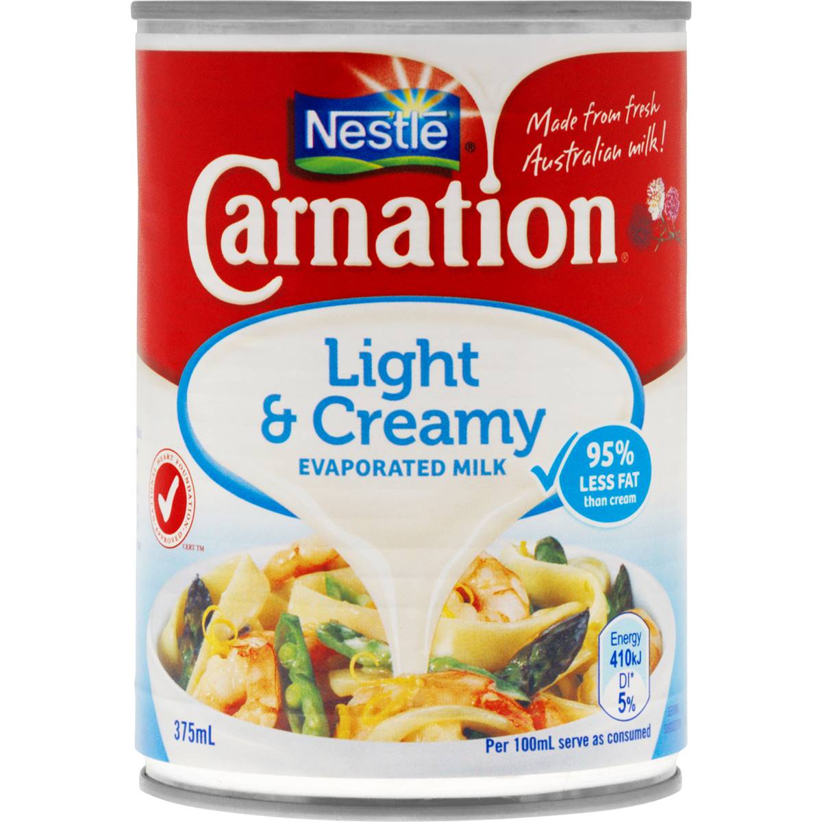 Nestle Carnation Evaporated Milk Light and Creamy 340mL