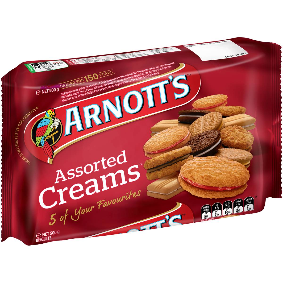 Arnotts Assorted Cream Favourites 500g